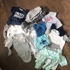 Huge bundle of Newborn baby boy clothes